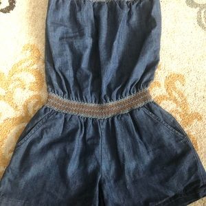 Women’s  Derek Heart denim romper size small